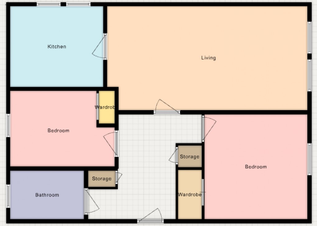 Floorplan for 15 Ruthven Court, Kingussie