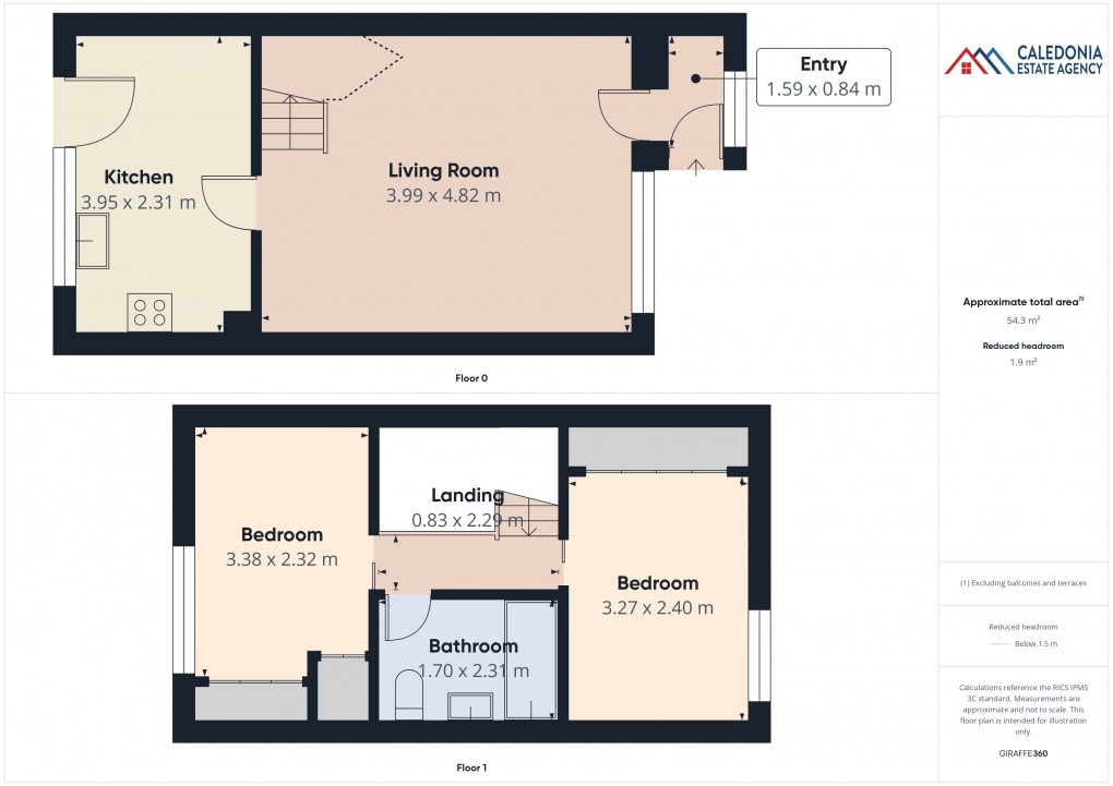 Floorplan for 36 Corrour Road, Aviemore **BACK ON THE MARKET**