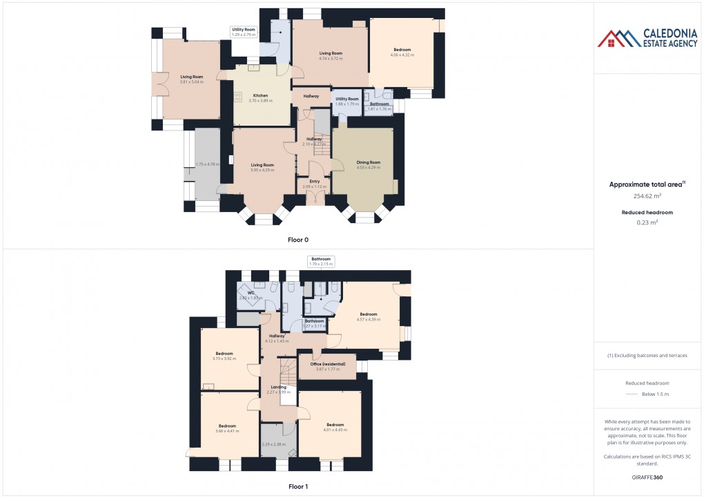 Floorplan for Glenquoich, Glen Road, Newtonmore  *REDUCED PRICE*