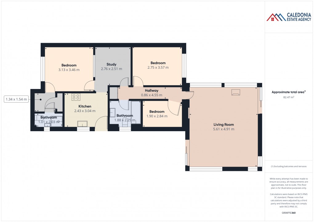 Floorplan for 63 Dalnabay, Silverglades, Aviemore *UNDER VALUATION*