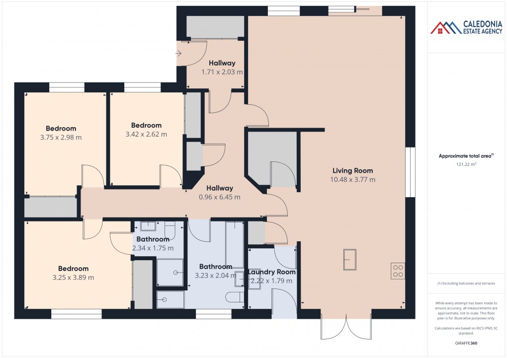 Floorplan for Dundonald House, Braeside Place, Newtonmore