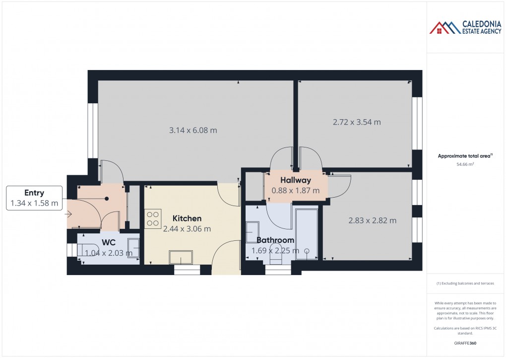 Floorplan for 11 Dalnabay, Silverglades, Aviemore