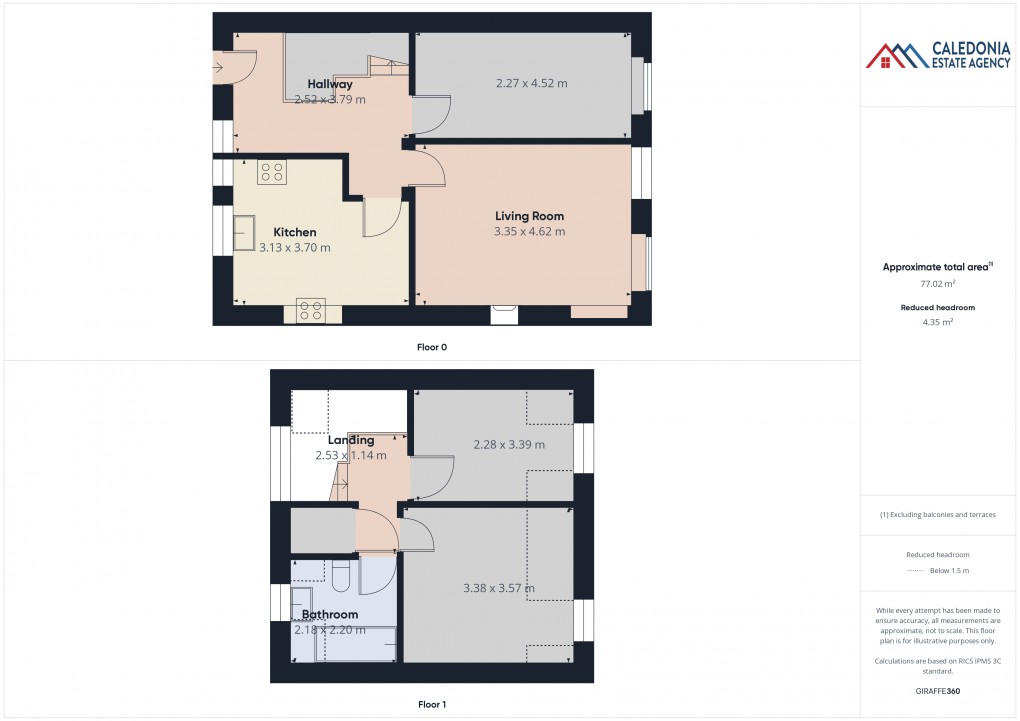 Floorplan for 33A The Square, Grantown-on-Spey
