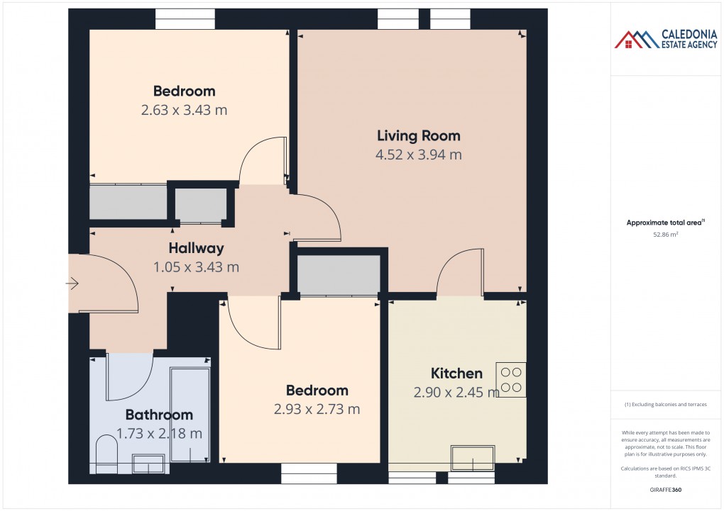 Floorplan for 5 Ruthven Court, Kingussie