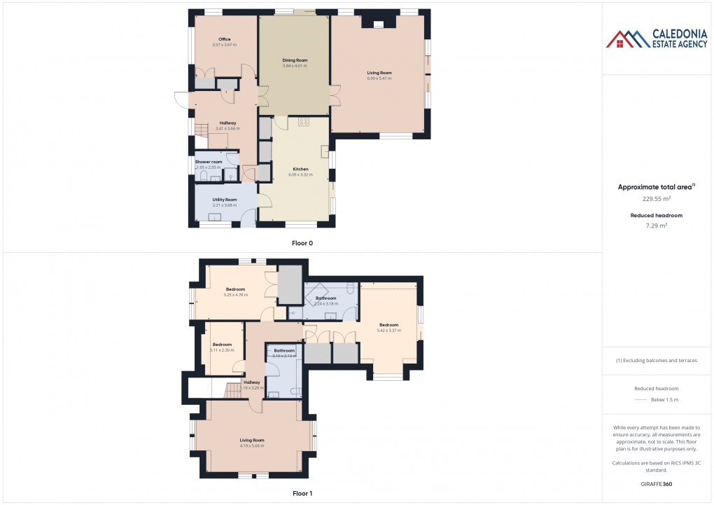 Floorplan for Rosarnach, Drumguish, Kingussie *CLOSING DATE FRIDAY 6th JUNE at 12pm*