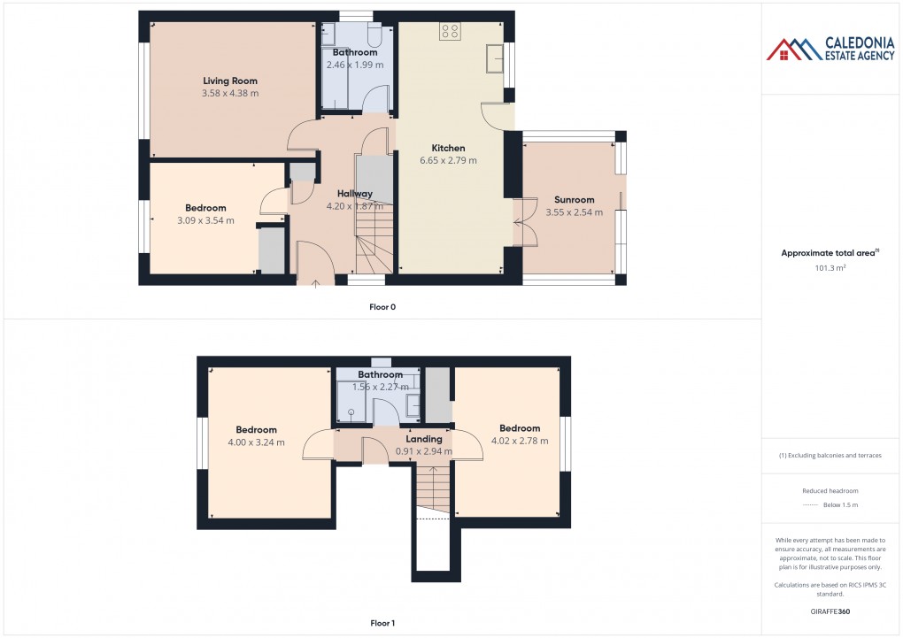 Floorplan for 34 Strathspey Avenue, Aviemore