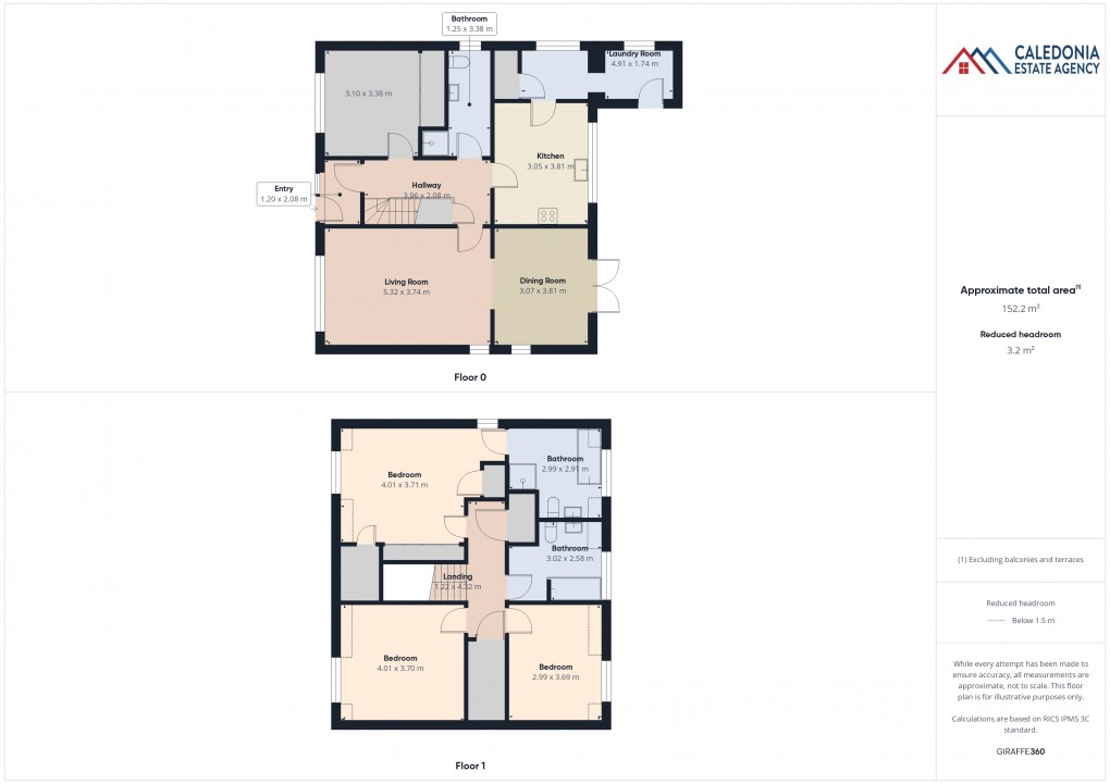 Floorplan for Glendronach, Strone Road, Newtonmore
