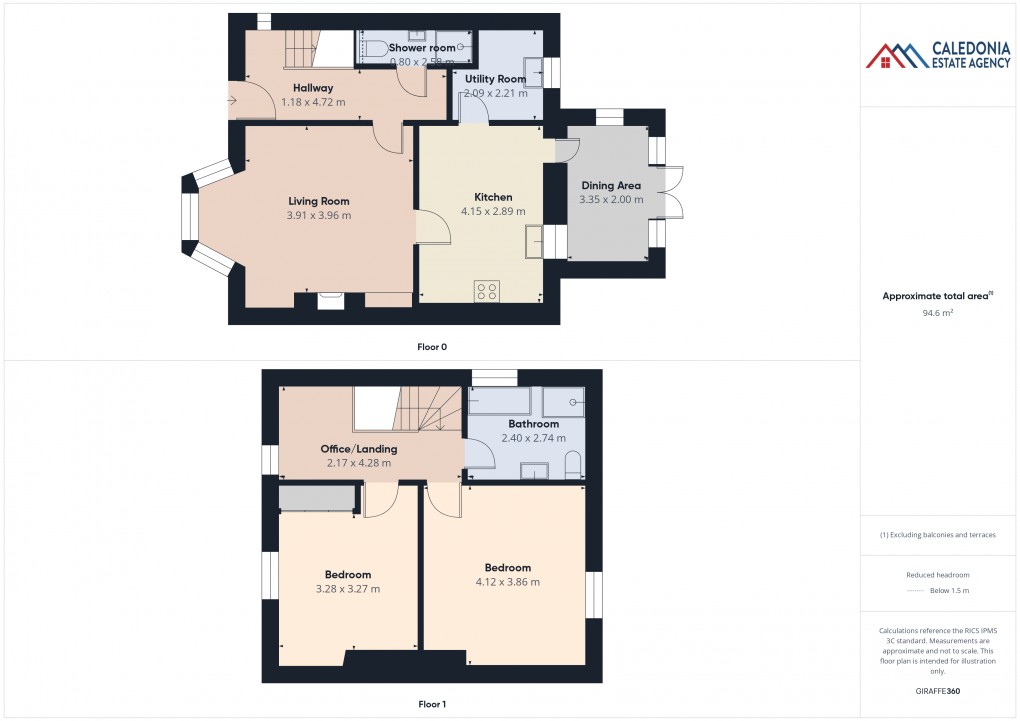 Floorplan for 4 Grampian Crescent, Boat of Garten