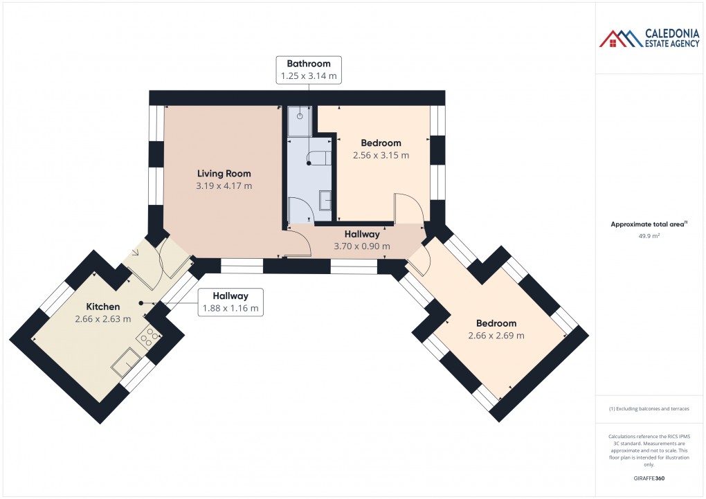 Floorplan for Shetland, Meadowside, Kingussie