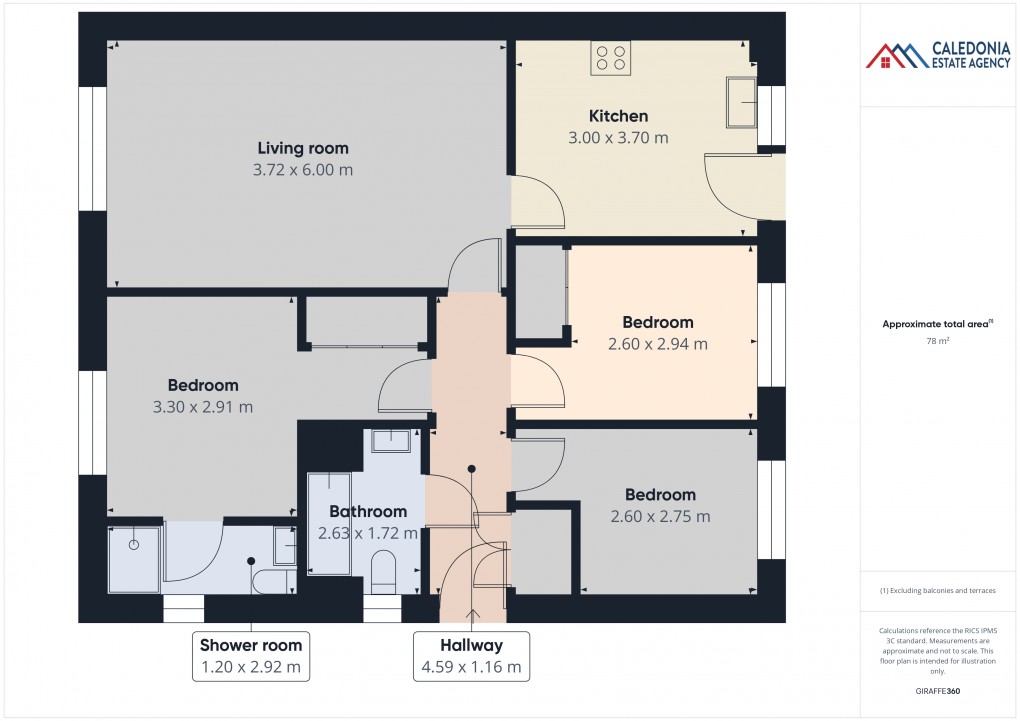 Floorplan for 25 Pinefield, Carrbridge