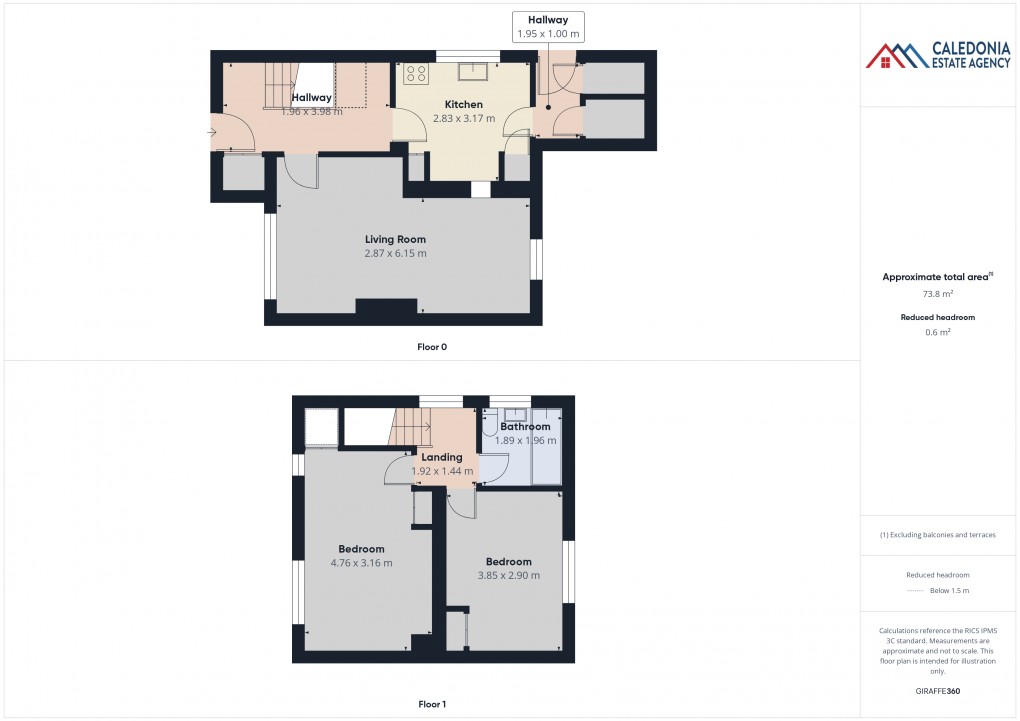 Floorplan for 13 Campbell Crescent, Kingussie