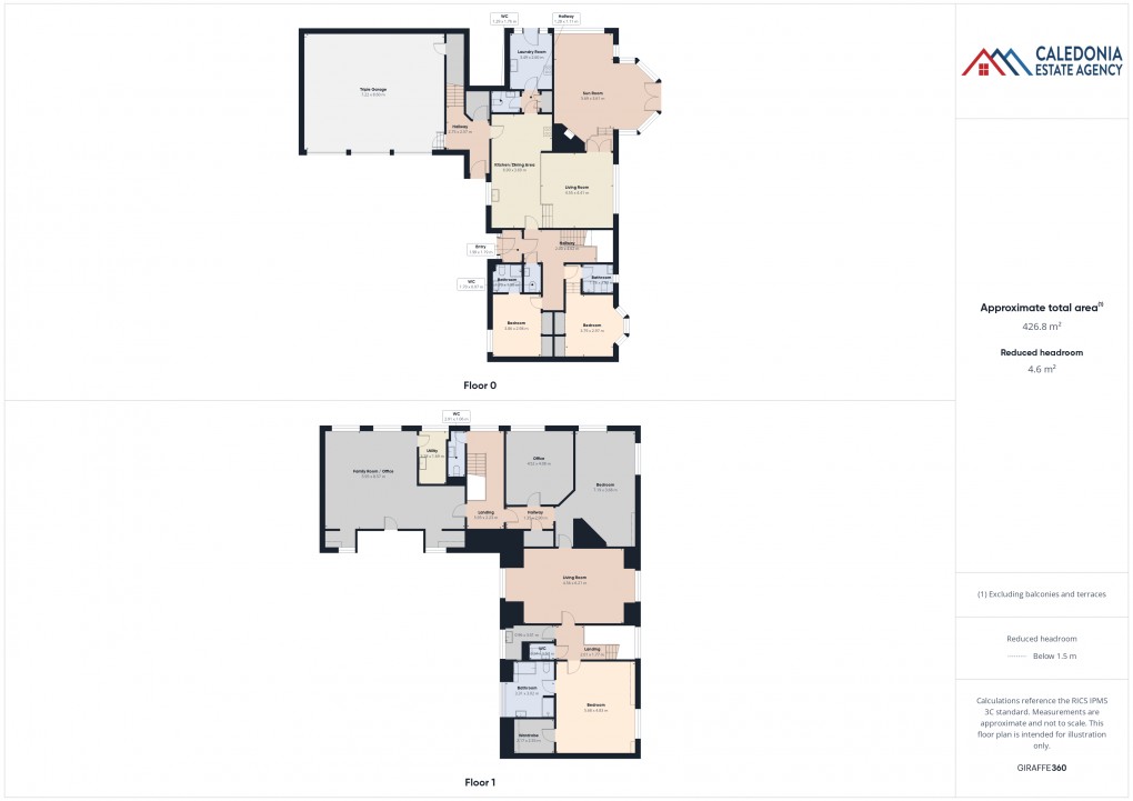 Floorplan for Craigowrie, 14 Dalfaber Park, Aviemore