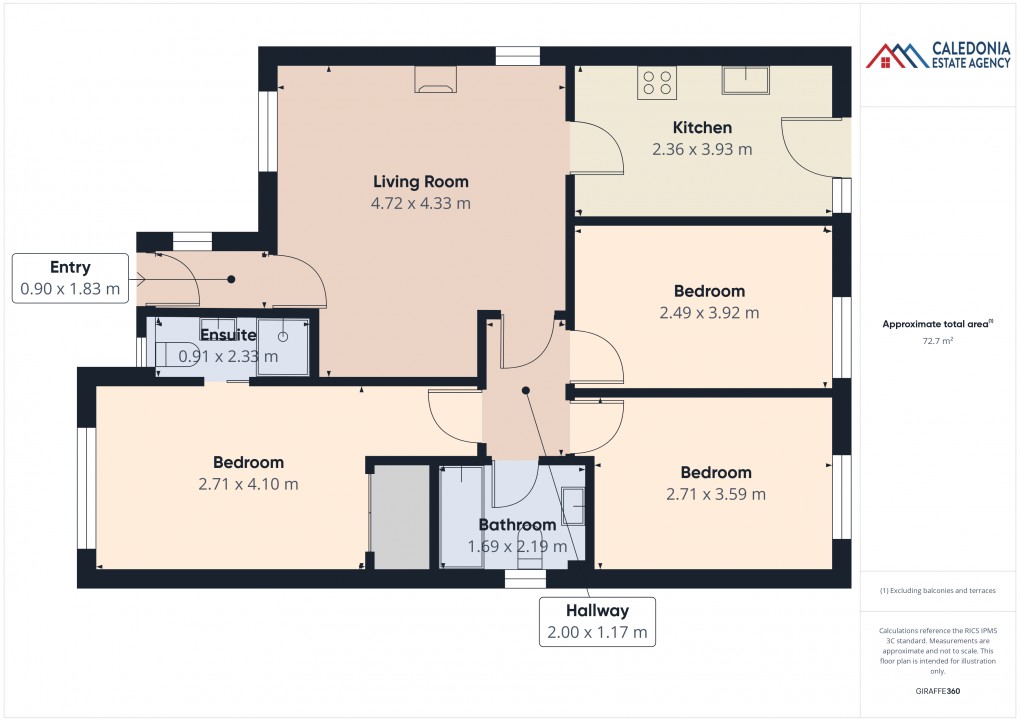 Floorplan for 9 Carn Mor, Aviemore
