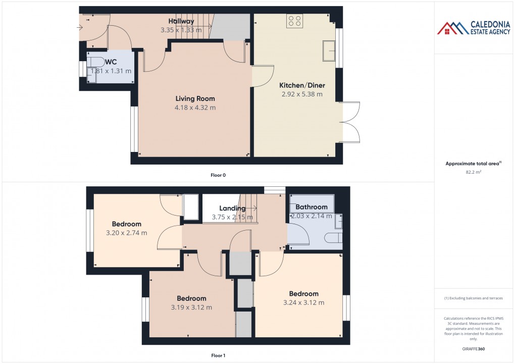 Floorplan for 64 Bynack More, Aviemore