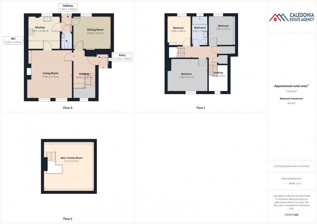 Floorplan for 22 Cairngorm Avenue, Aviemore