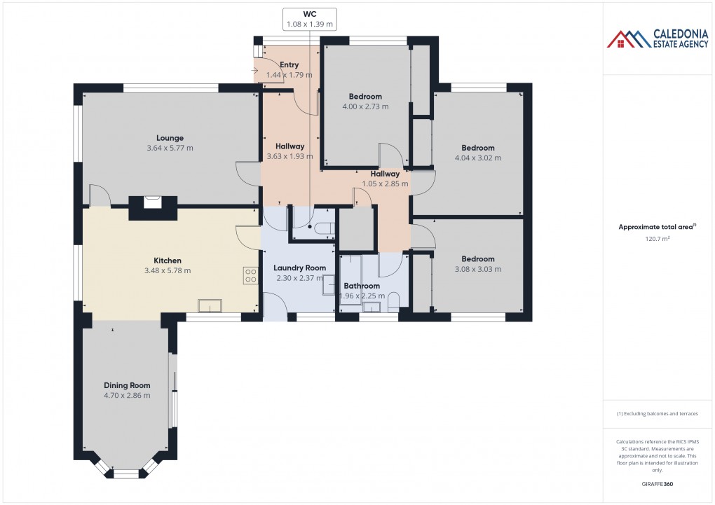 Floorplan for Sealladh Beann, Dunachton Road, Kincraig, Kingussie  **REDUCED PRICE**