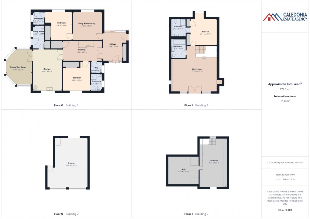 Floorplan for 19 Dalfaber Park, Aviemore  **Reduced Price!**