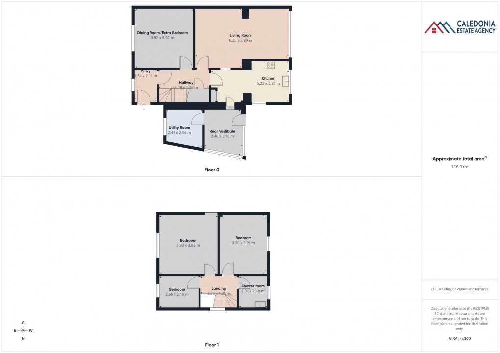 Floorplan for Moraybank, Gynack Road, Kingussie