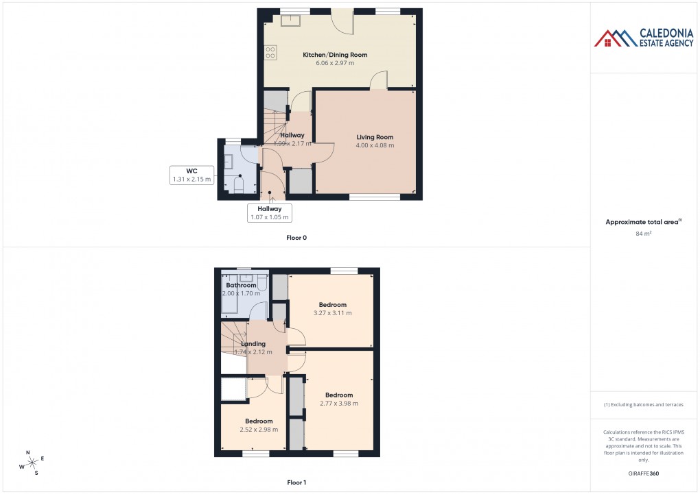 Floorplan for 13 Craigellachie Crescent, Aviemore
