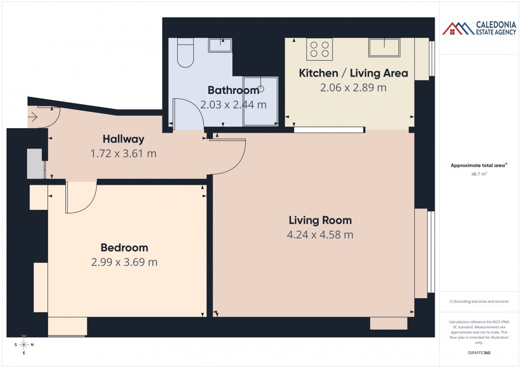 Floorplan for 40A High Street, Kingussie