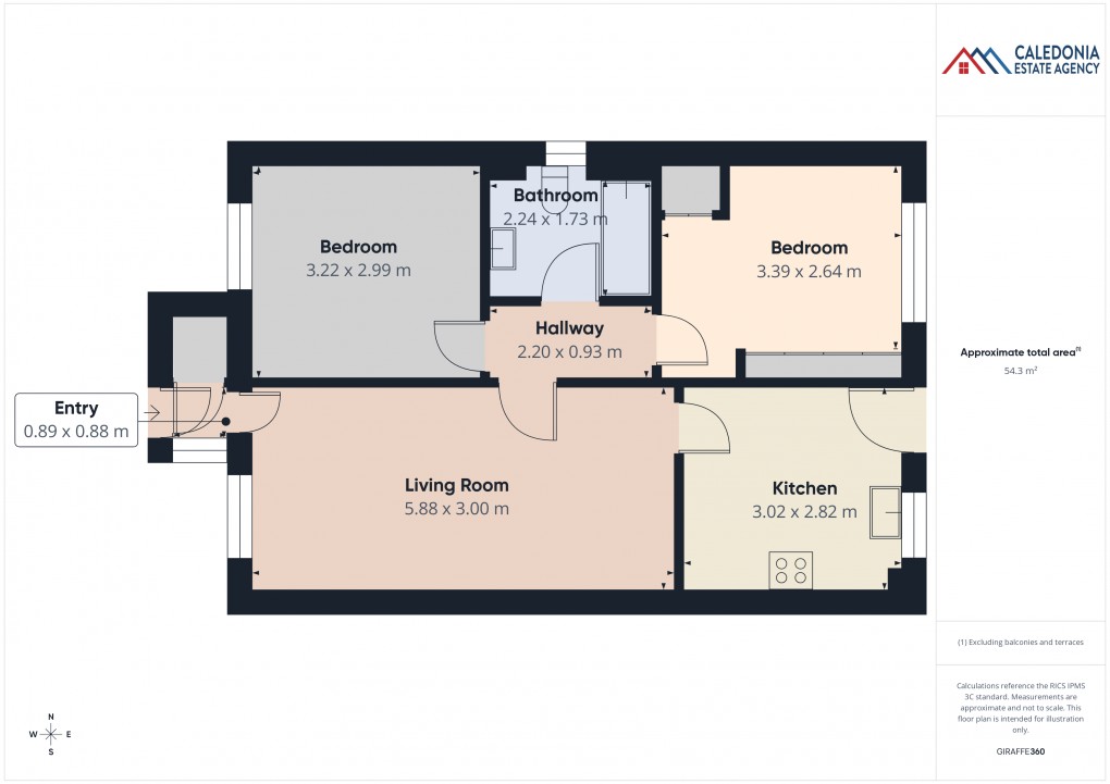Floorplan for 69 Dalnabay, Silverglades, Aviemore