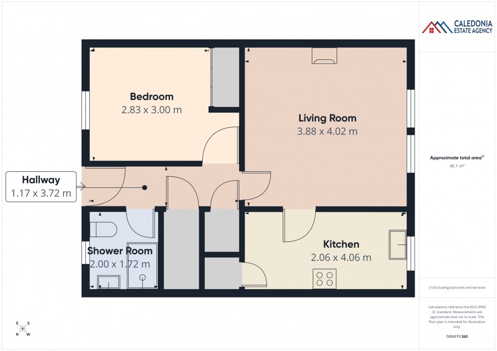 Floorplan for 4 Inverallan Court, Grantown-on-Spey