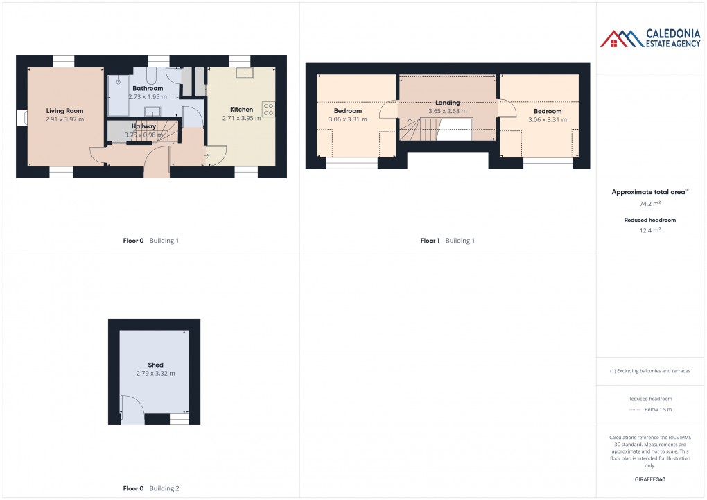 Floorplan for Myrtle Cottage, Kirkmichael, Ballindalloch **CLOSING DATE TUESDAY 26TH MAY @ 12PM**