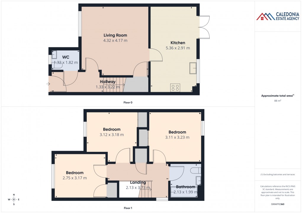 Floorplan for 66 Bynack More, Aviemore