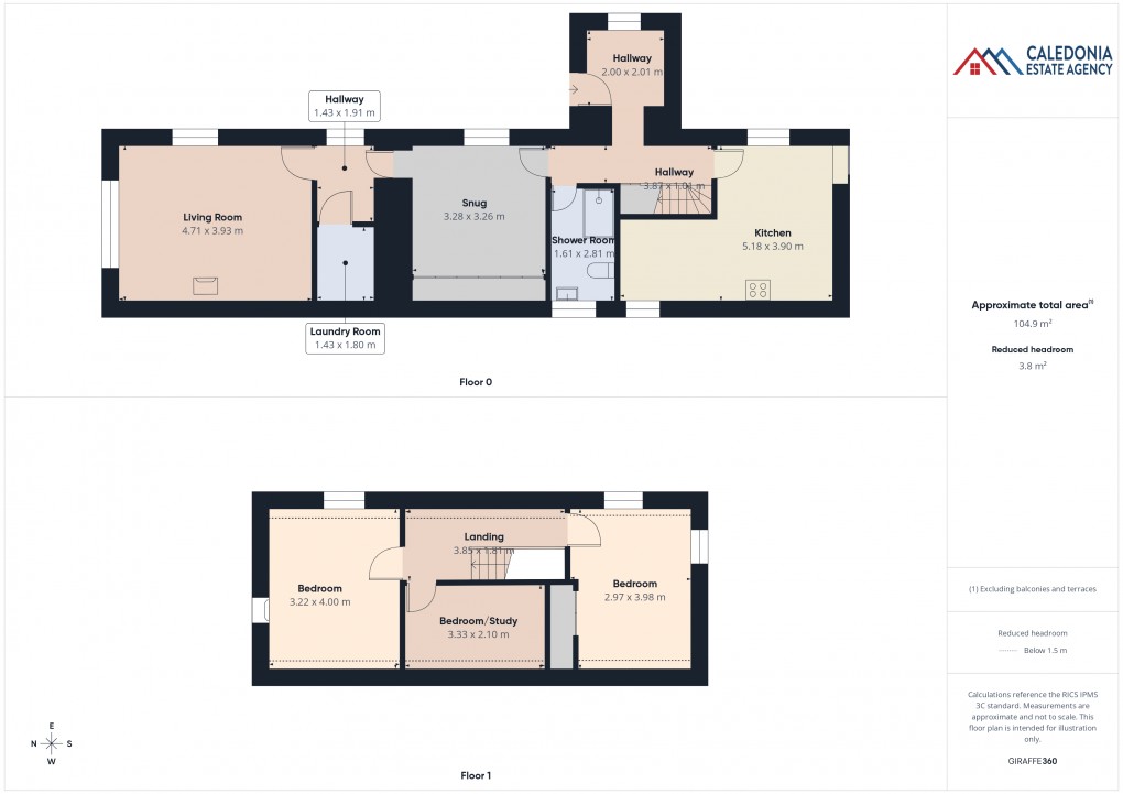 Floorplan for Roadside Cottage, Tomnavoulin, Ballindalloch