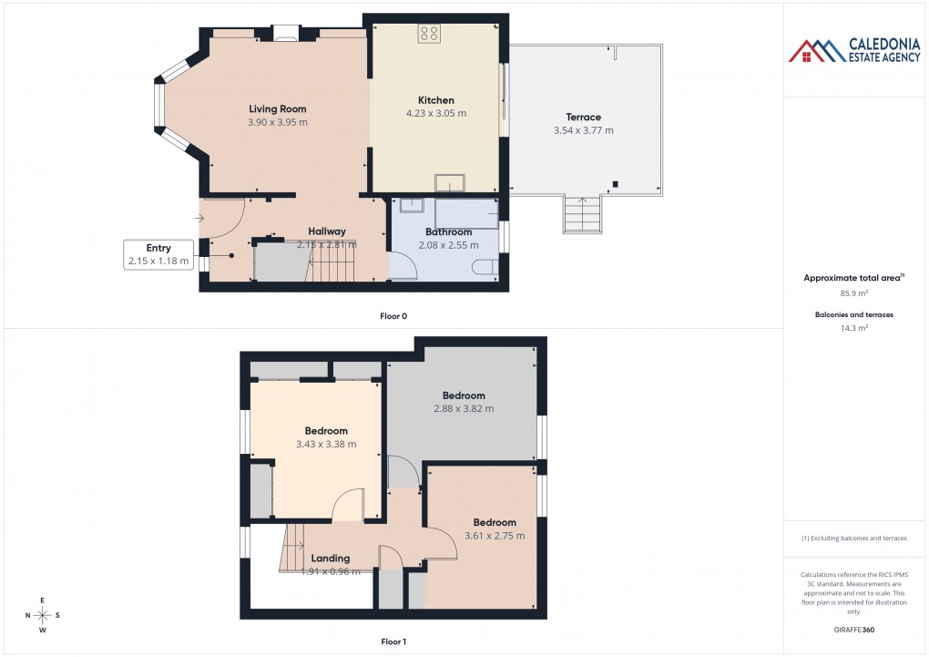 Floorplan for 3 Cairngorm Avenue, Aviemore **CLOSING DATE FRIDAY 31ST JULY AT 12PM**