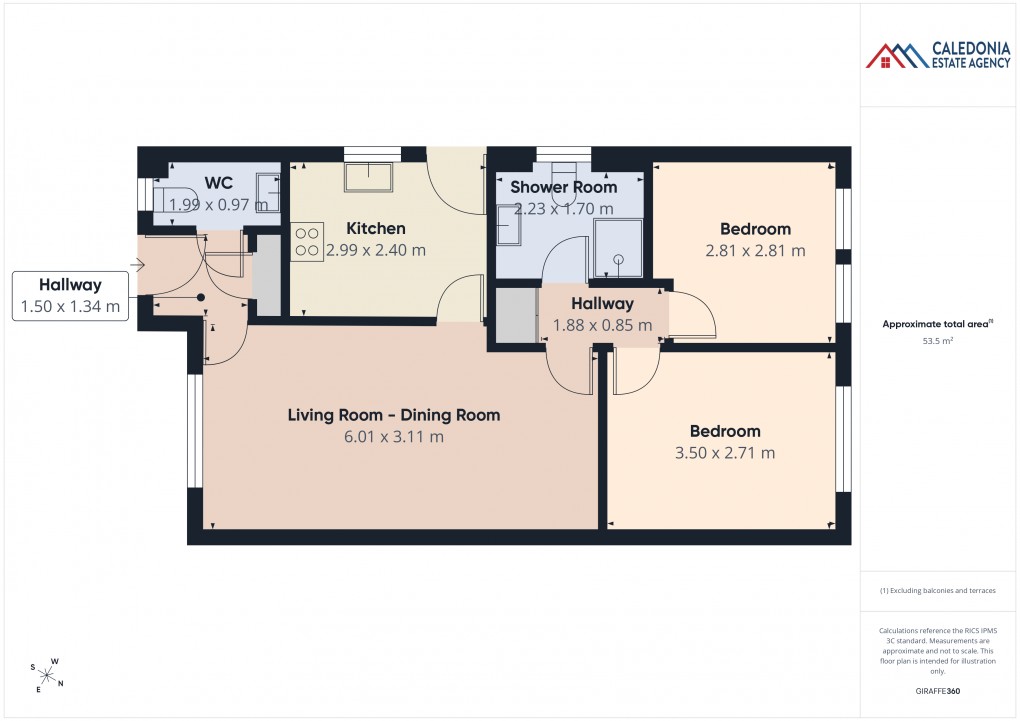 Floorplan for 91 Dalnabay, Silverglades, Aviemore