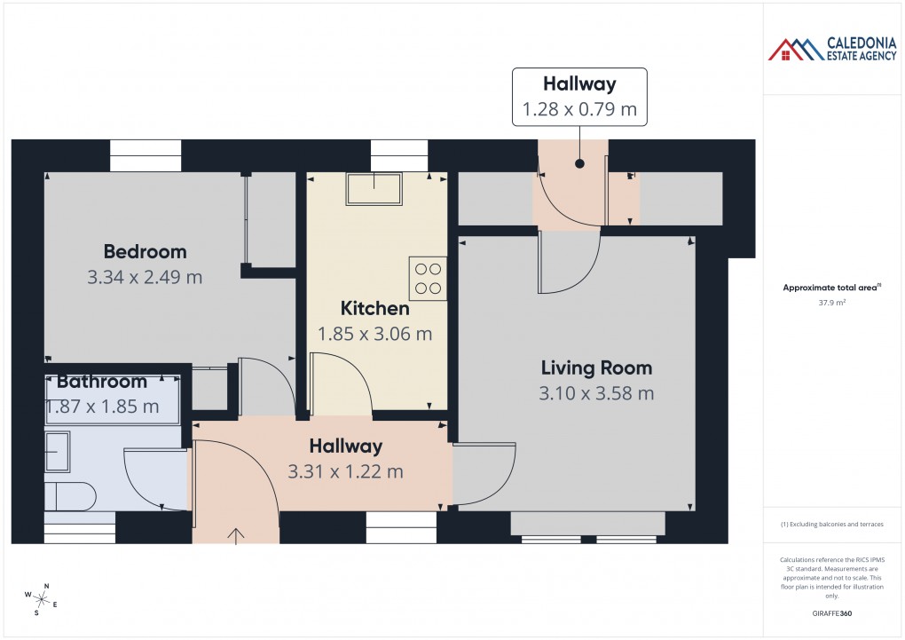 Floorplan for 137 High Street, Kingussie