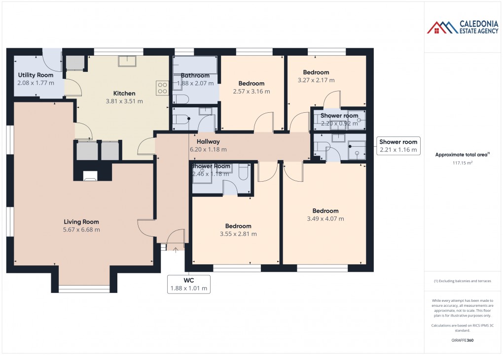 Floorplan for Nordic Lodge, Coylumbridge, UNDER VALUATION, Aviemore